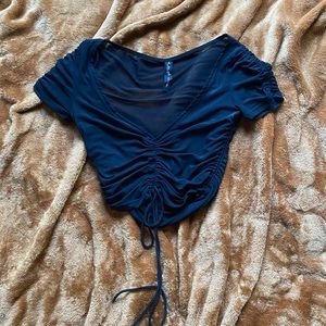 Urban Outfitters Sheer Crop Top